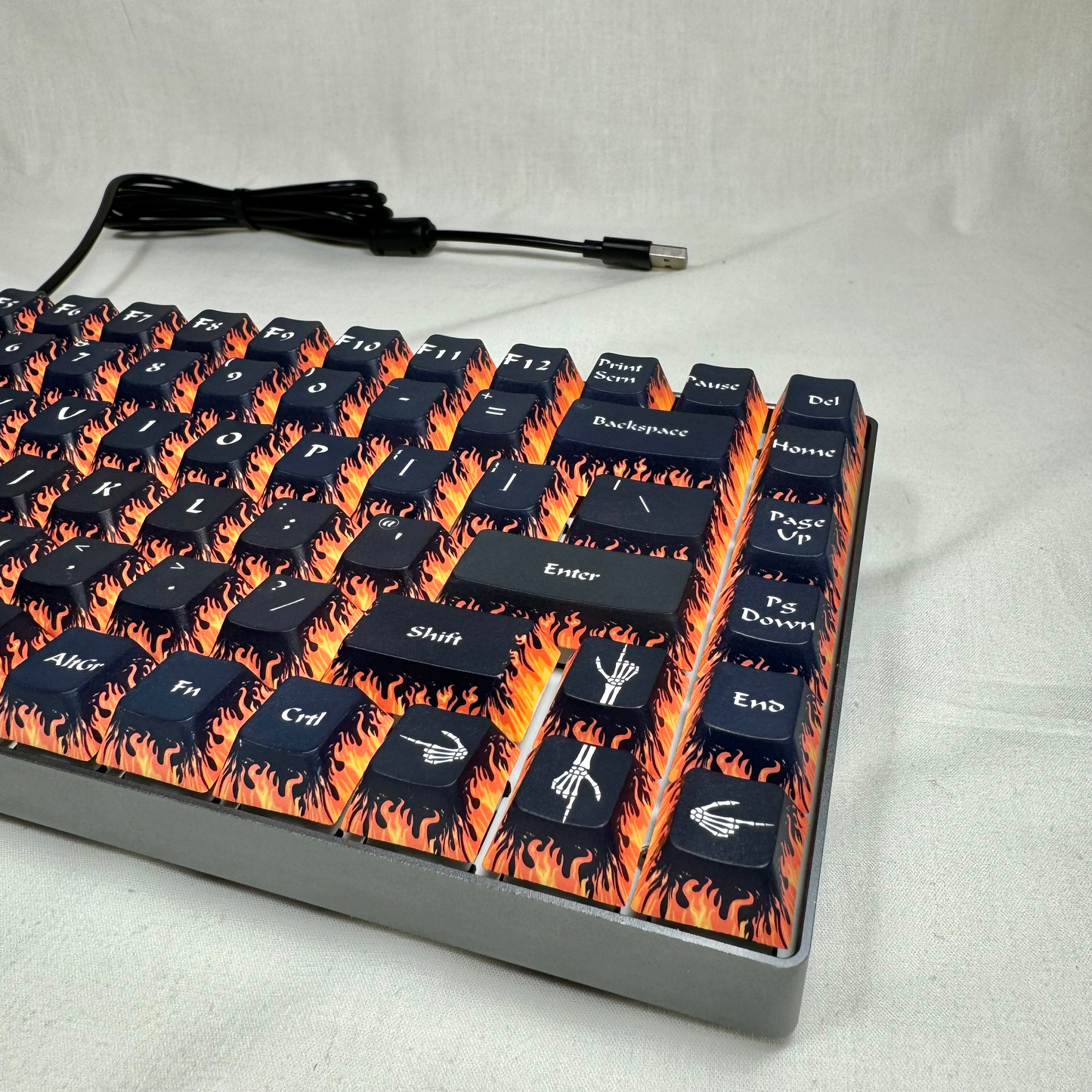 Through Fire and Flame - 75% Mechanical Keyboard