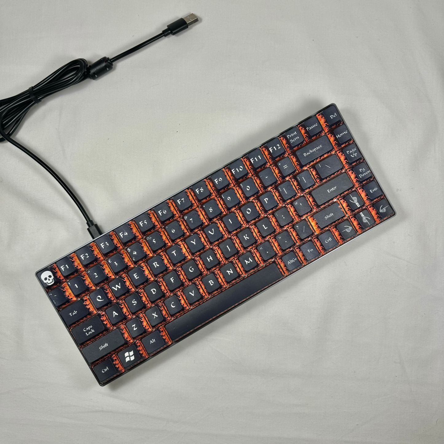 Through Fire and Flame - 75% Mechanical Keyboard