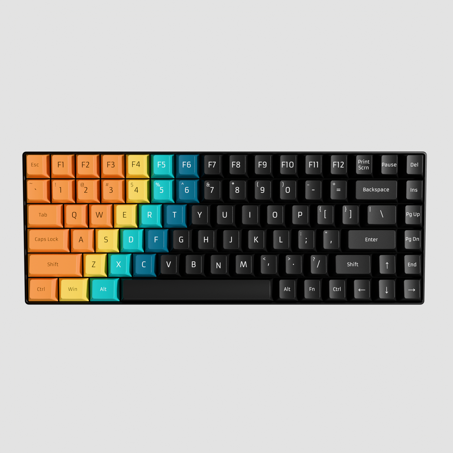 Farbverschiebung – 75 % mechanische Tastatur